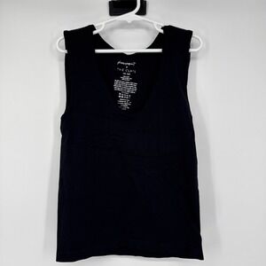 Free People FP Movement x The Class Top Women XS Free Throw Muscle U-Tank Goth